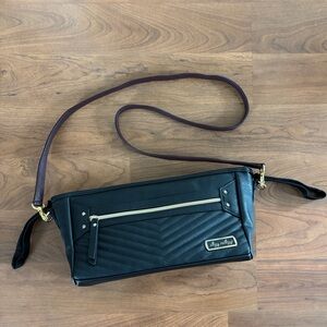 Itzy Ritzy Black Stroller Caddy/Shoulder Bag